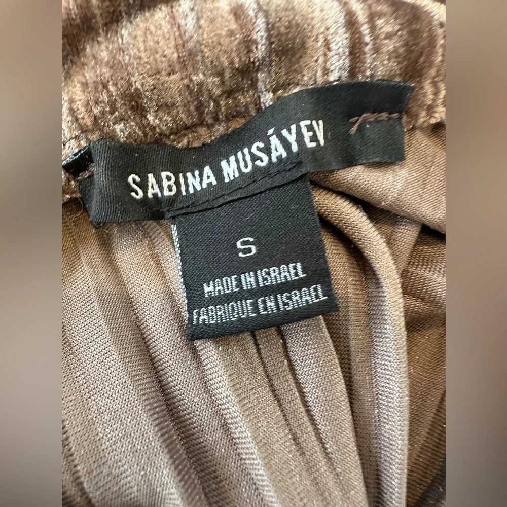 Sabina Musayev Women’s Lattice Velour Turtleneck  Dress - Picture 12 of 14